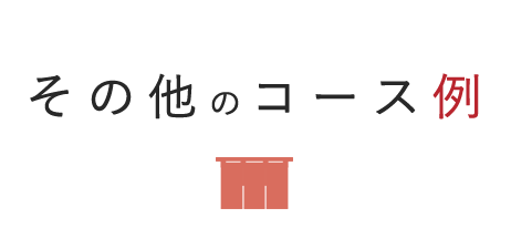 その他のコース例